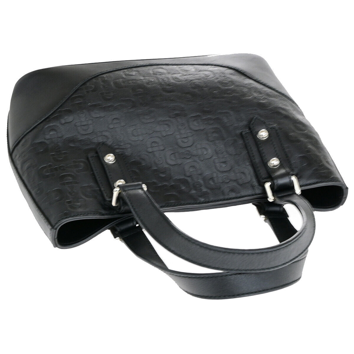 Gucci Horsebit Black Leather Hand Bag