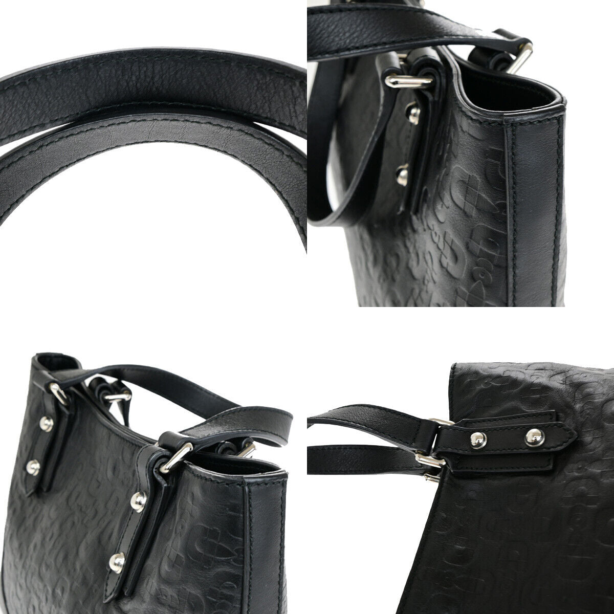 Gucci Horsebit Black Leather Hand Bag