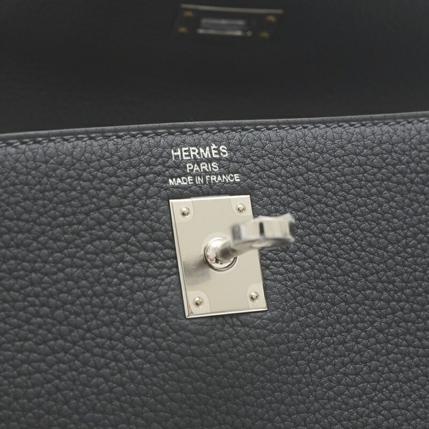 Hermès Kelly 25 Black Leather Hand Bag