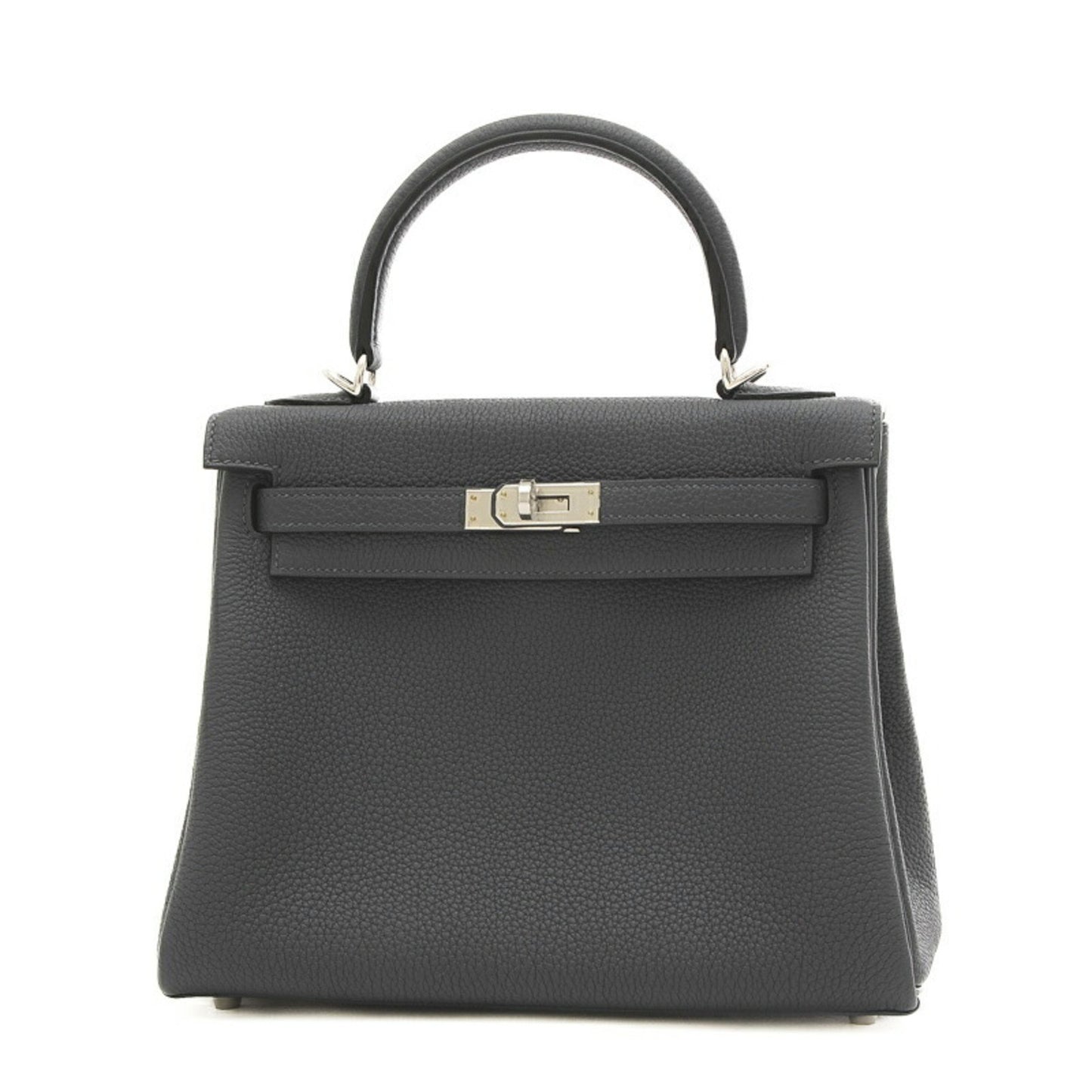 Hermès Kelly 25 Black Leather Hand Bag