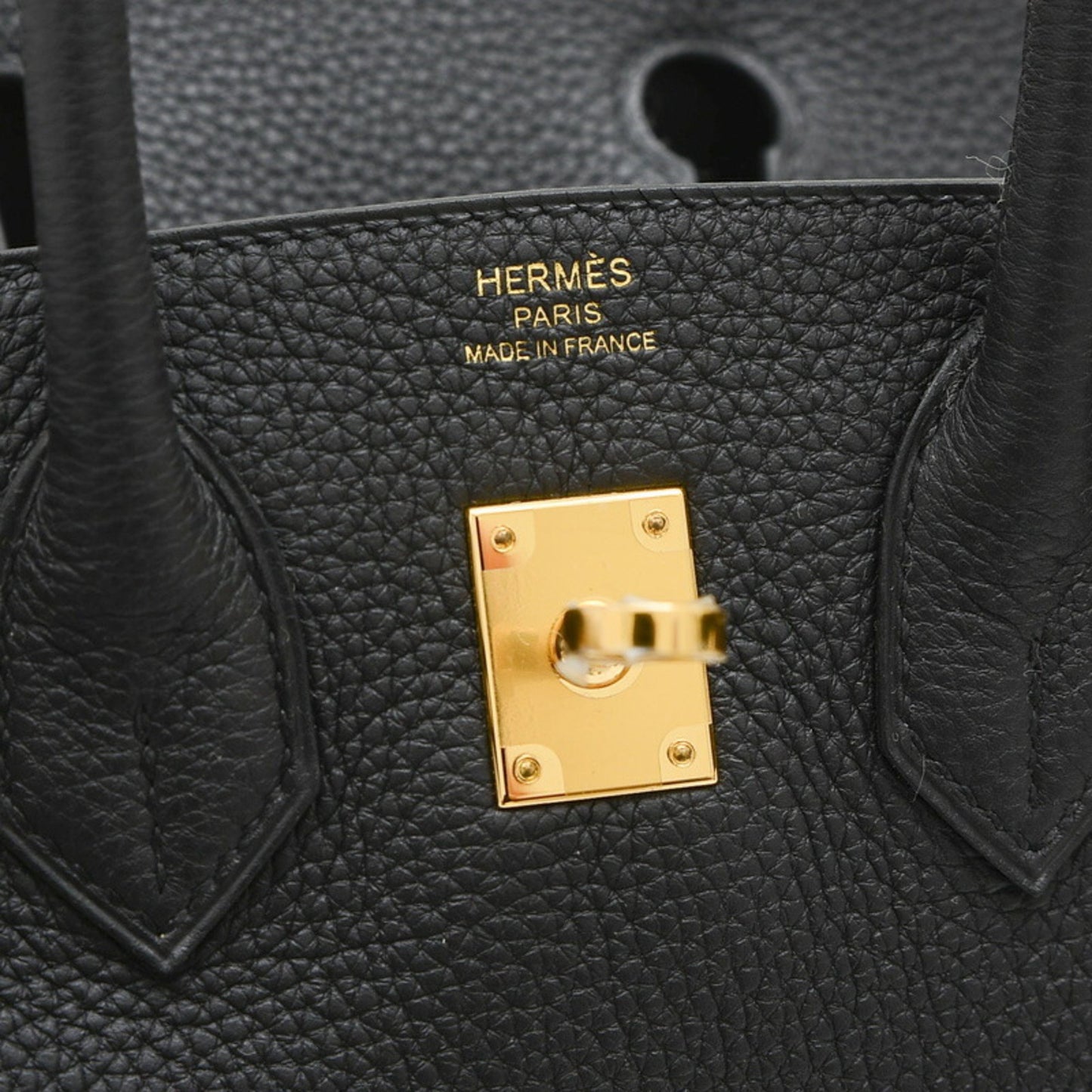 Hermès Birkin Black Leather Hand Bag