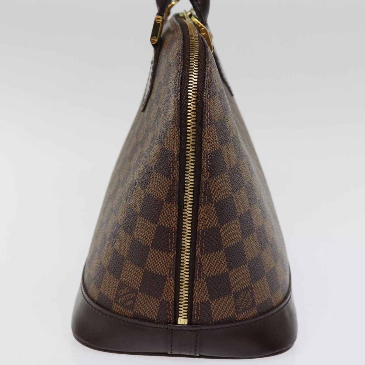 Louis Vuitton Alma Brown Canvas Hand Bag