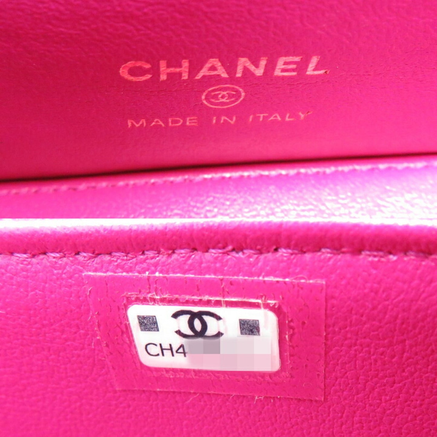 Chanel Vanity Pink Leather Shoulder Bag