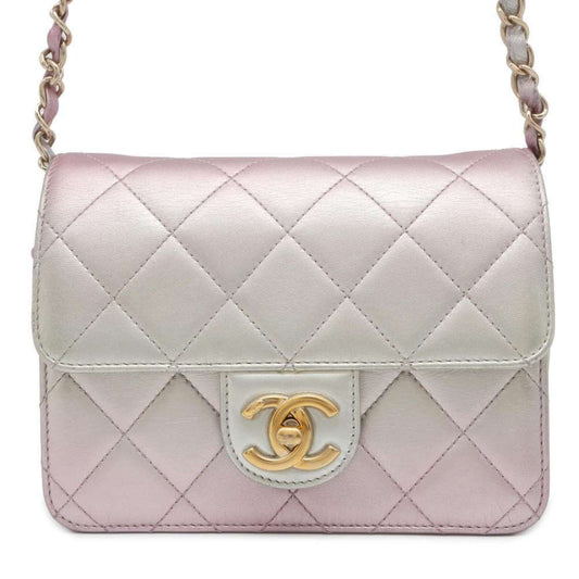 Chanel Matelassé Pink Leather Shoulder Bag