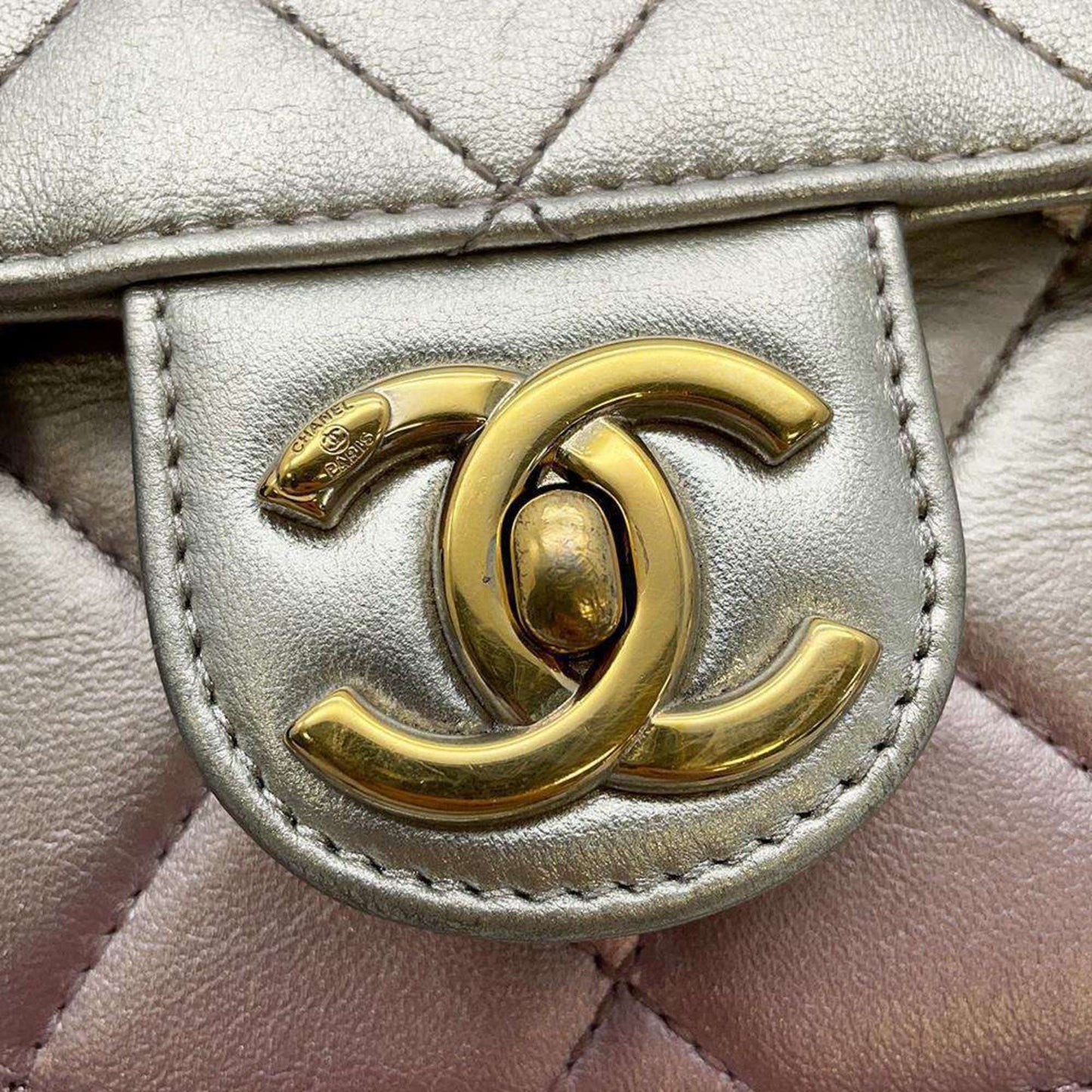 Chanel Matelassé Pink Leather Shoulder Bag