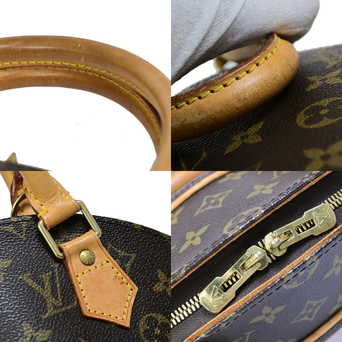 Louis Vuitton Ellipse PM Brown Canvas Hand Bag