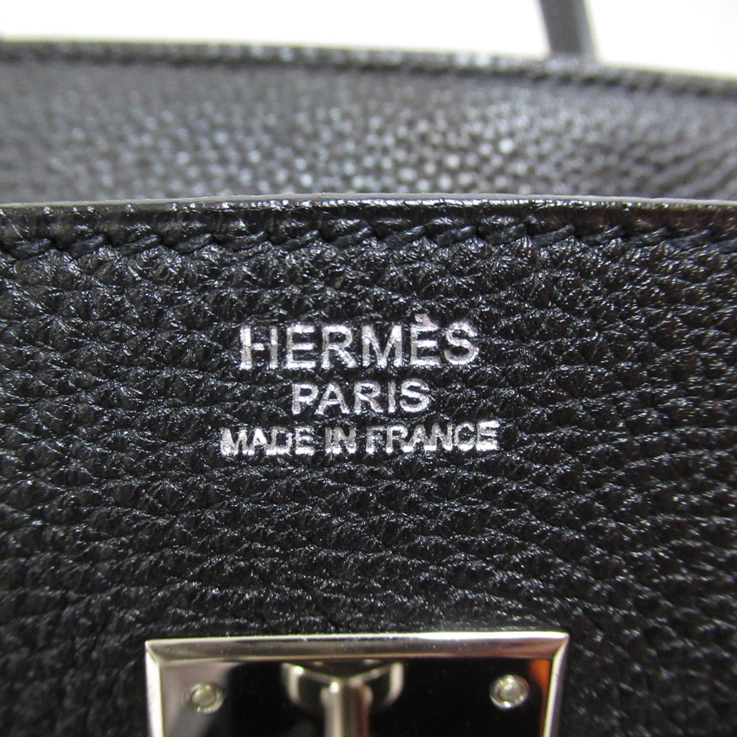 Hermès Birkin 30 Black Leather Hand Bag