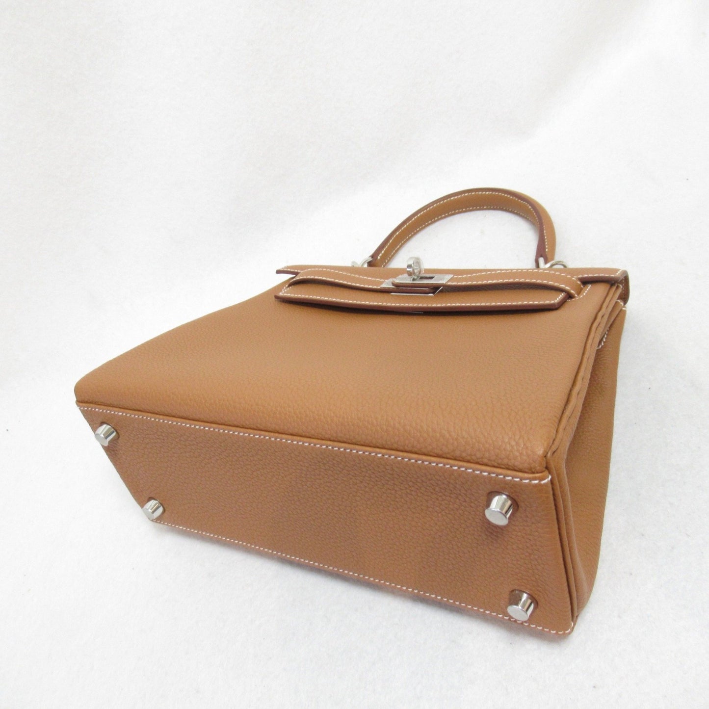 Hermès Kelly 25 Brown Leather Hand Bag