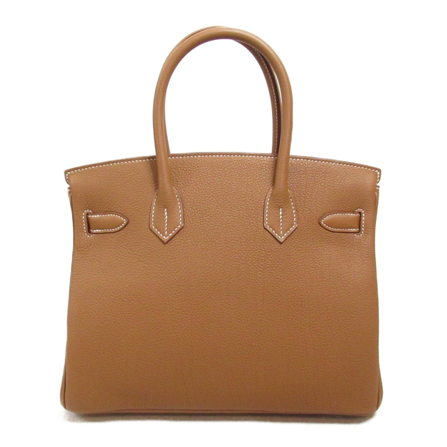 Hermès Birkin 30 Gold Leather Hand Bag