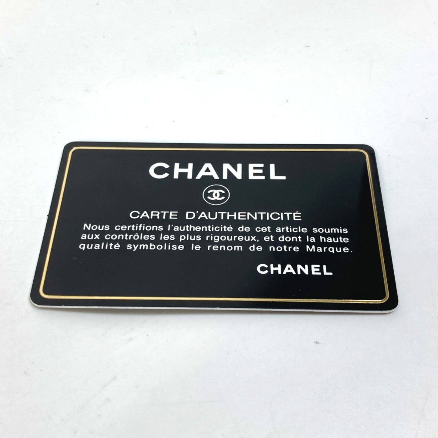 Chanel Logo CC Gold Leather Wallet Accessories