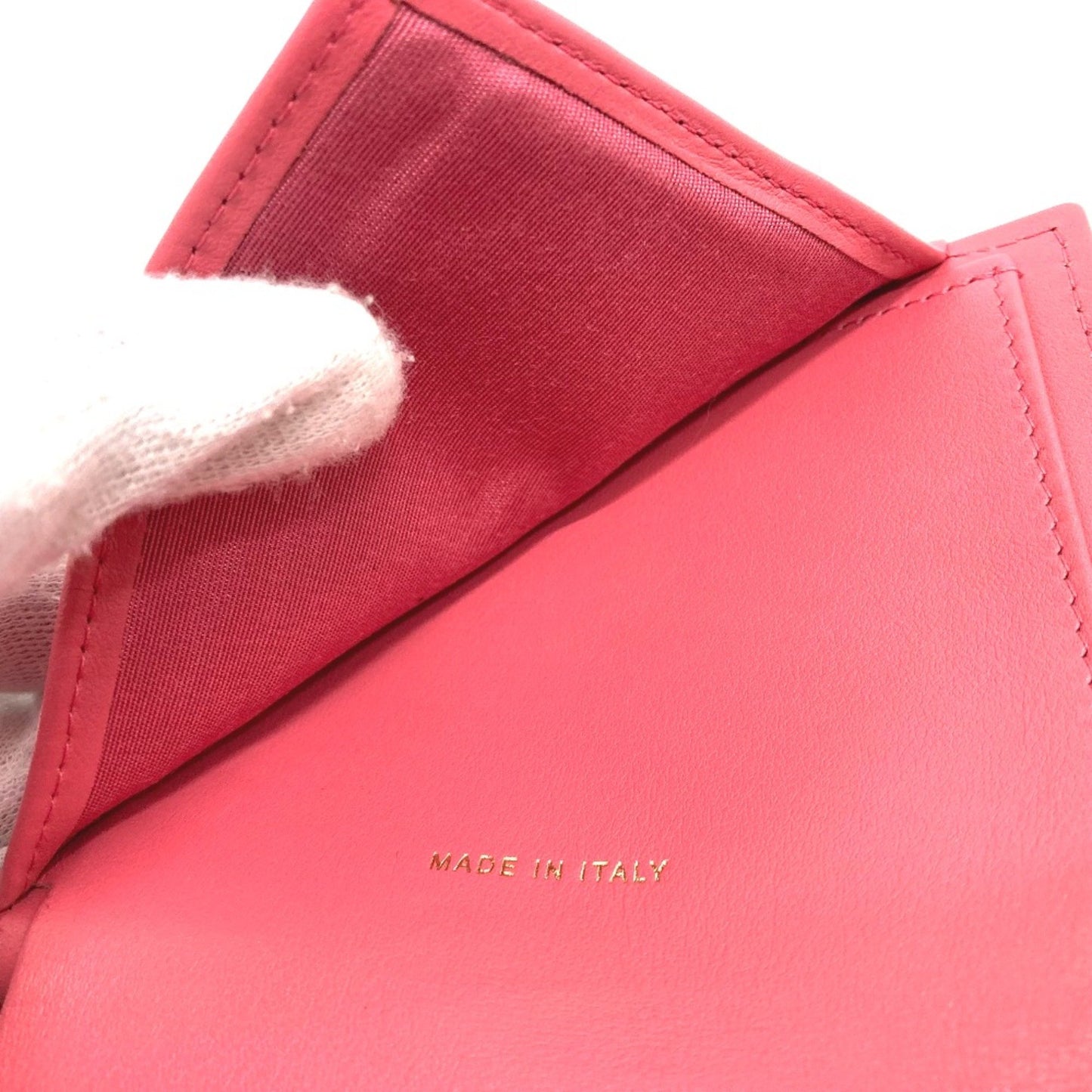 Chanel Logo CC Pink Leather Wallet Accessories