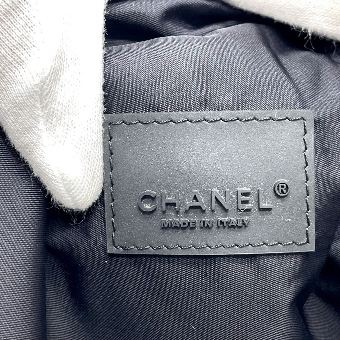 Chanel Sport line White Canvas Shoulder Bag