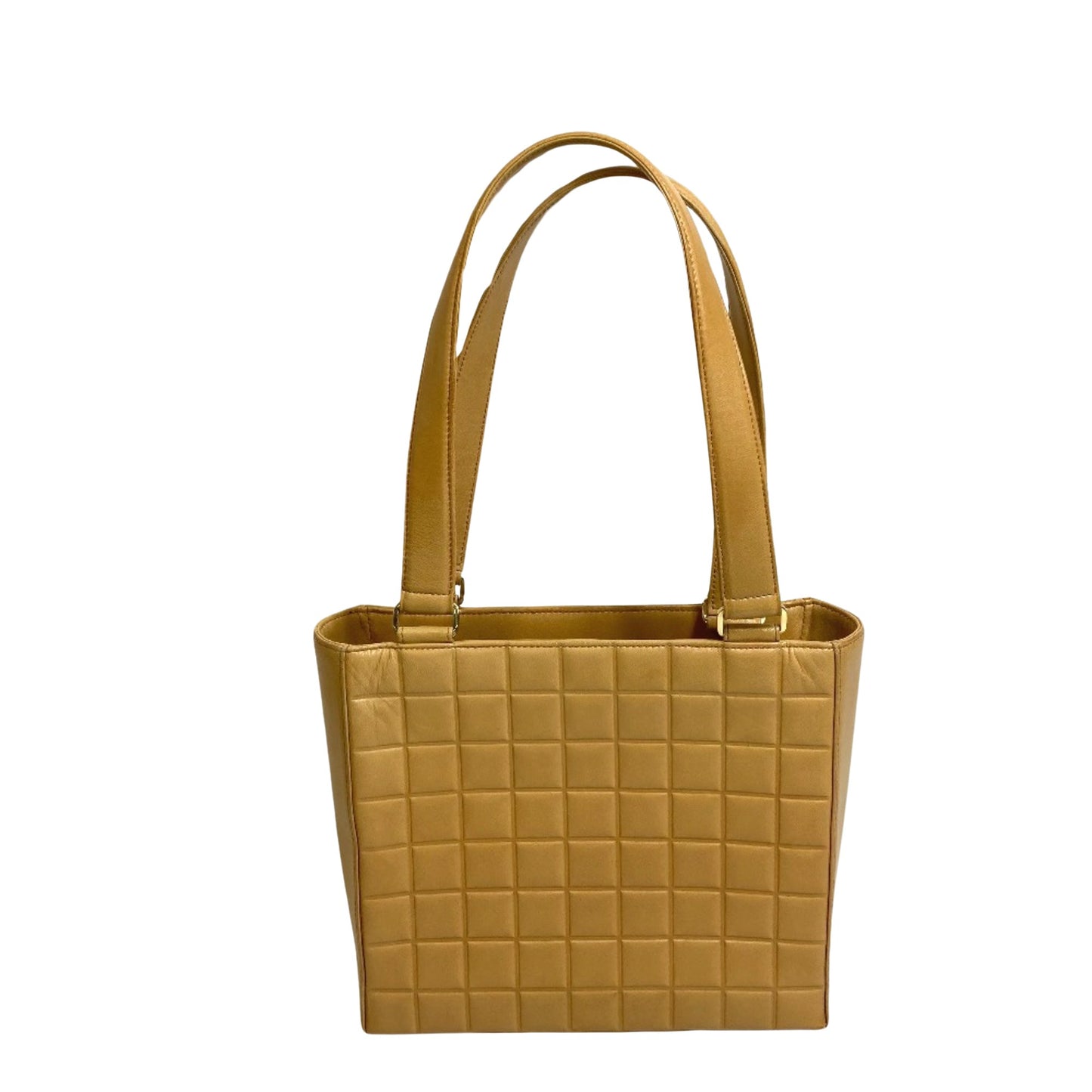 Chanel Chocolate bar Beige Leather Tote Bag