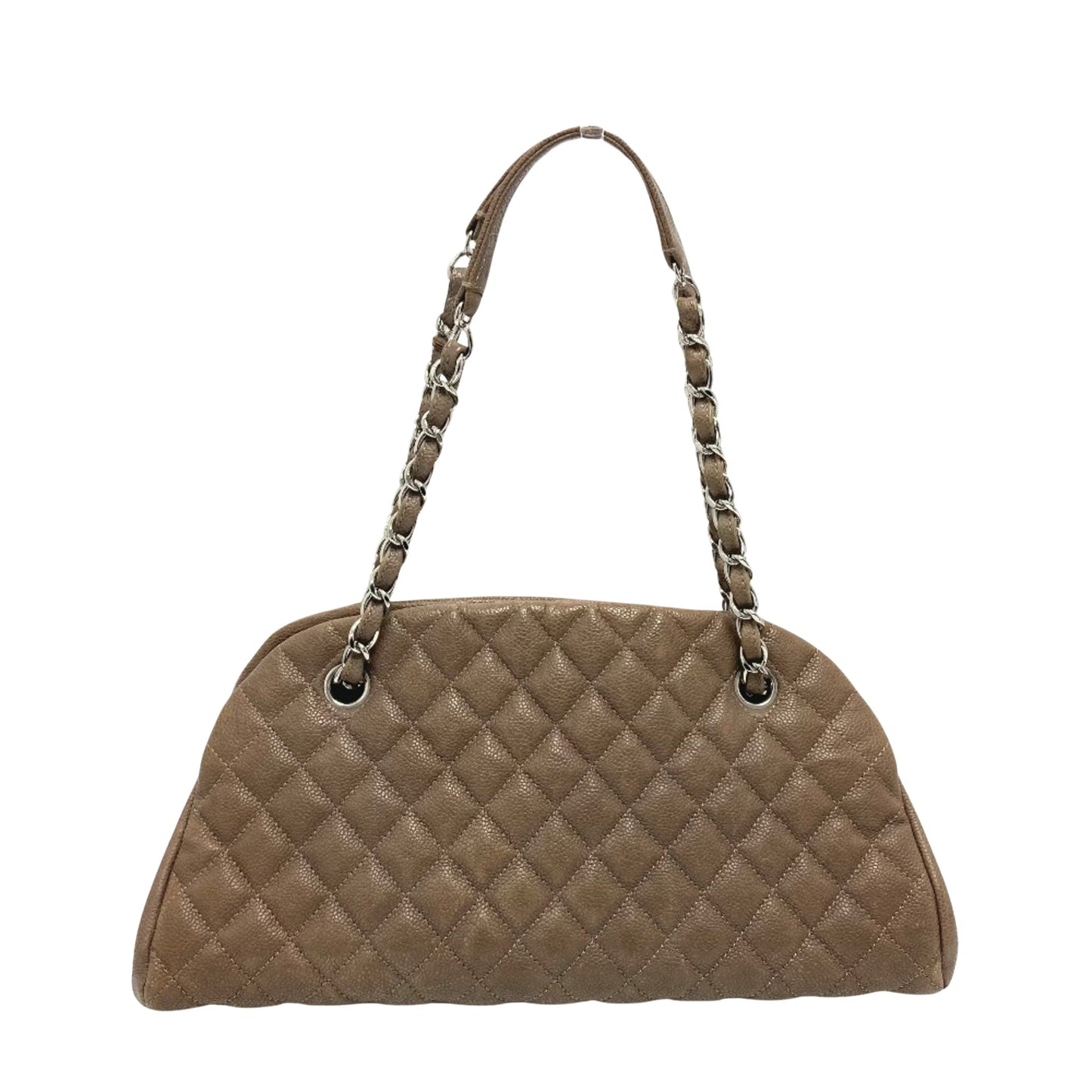 Chanel Mademoiselle Brown Leather Shoulder Bag