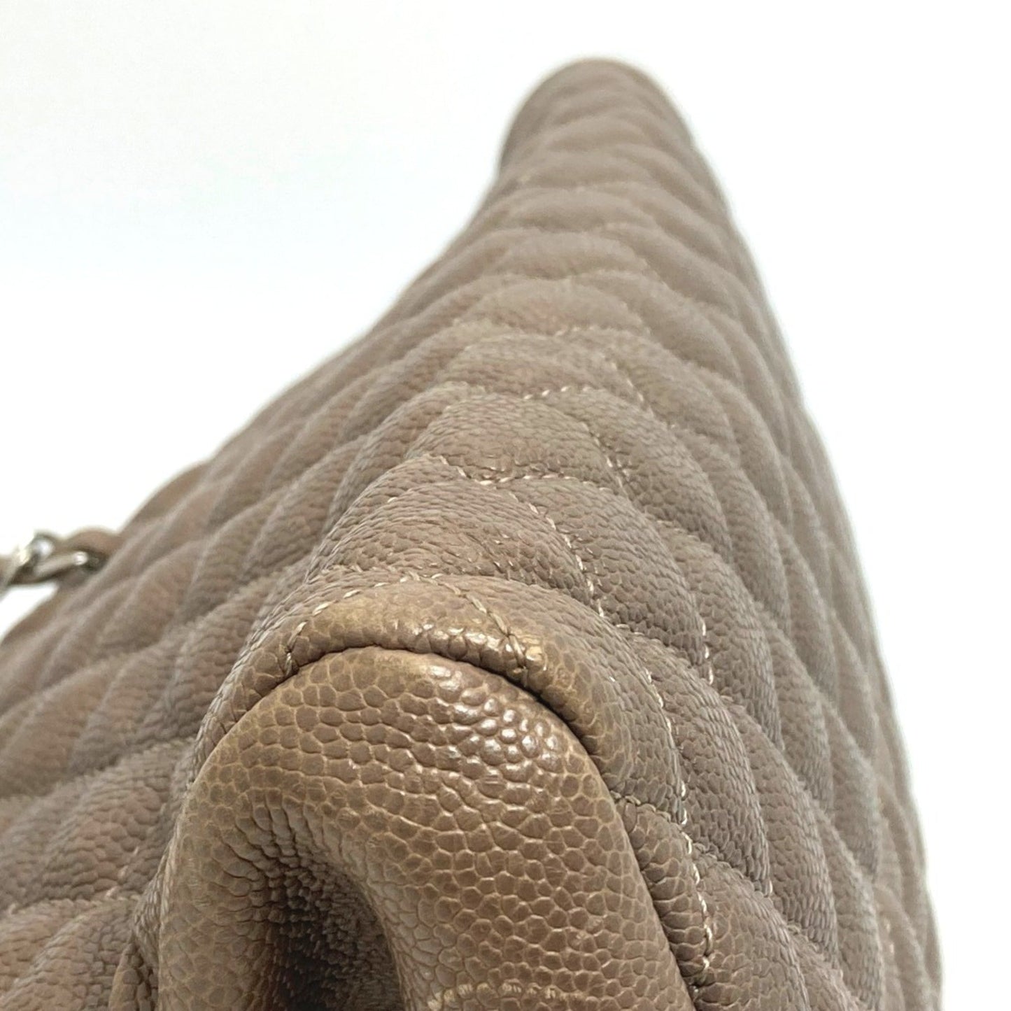 Chanel Mademoiselle Brown Leather Shoulder Bag