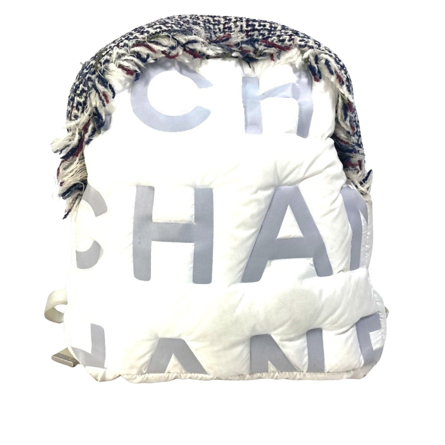 Chanel Cocon neige White Cloth Backpack Bag