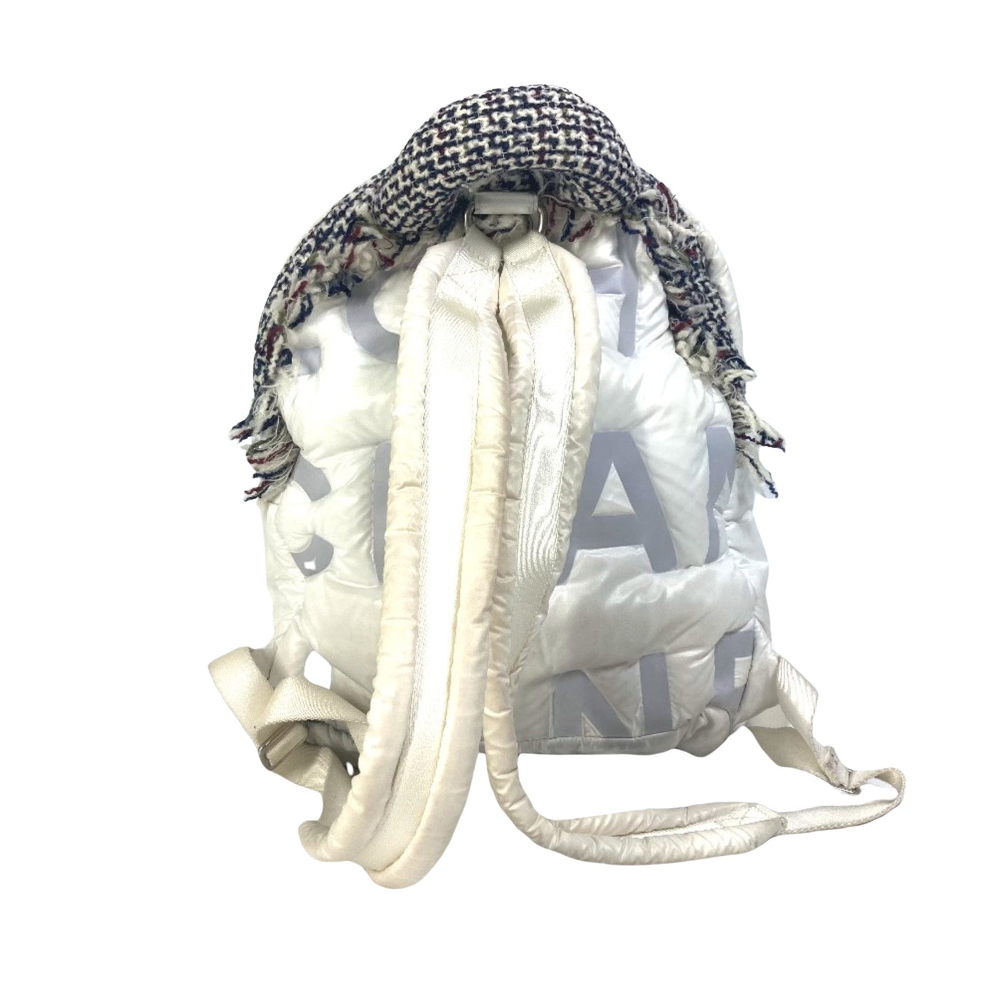 Chanel Cocon neige White Cloth Backpack Bag