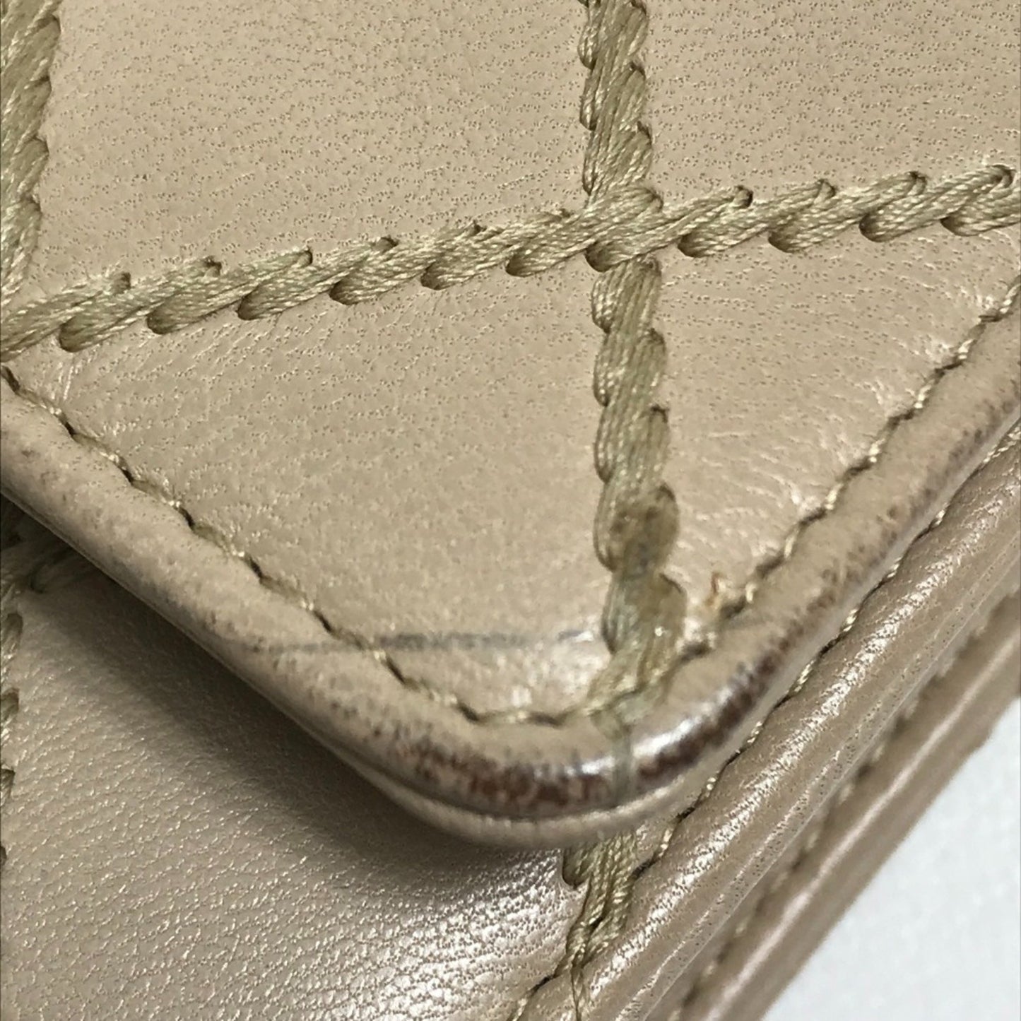 Chanel Wallet On Chain Beige Leather Wallet Accessories