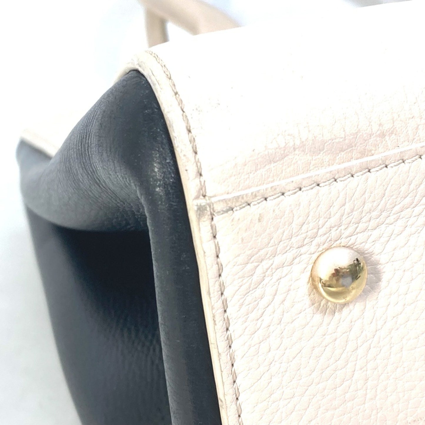 Chanel Cabas Beige Leather Shoulder Bag