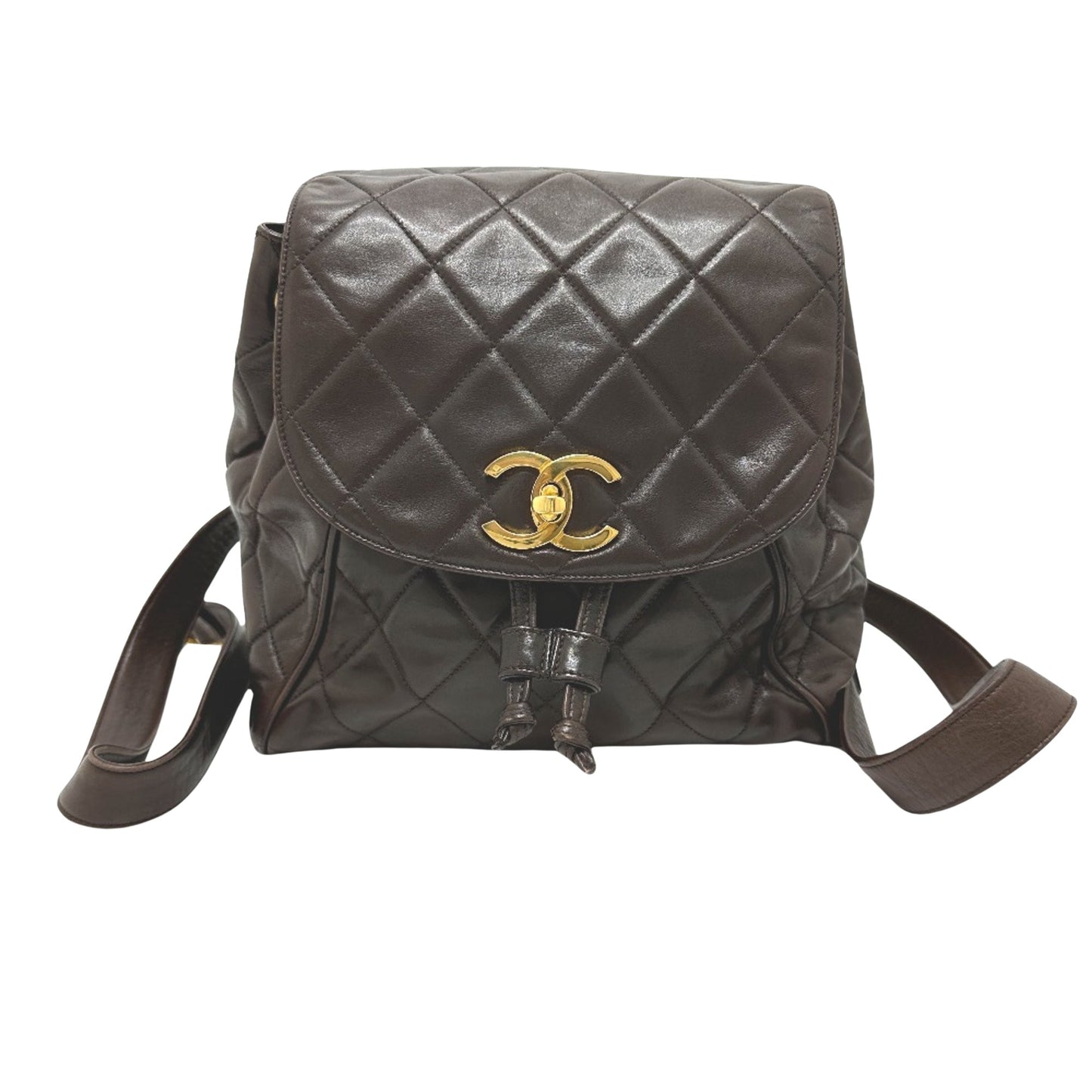 Chanel Duma Brown Leather Backpack Bag