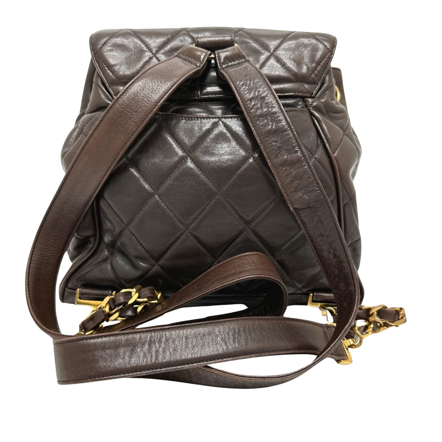 Chanel Duma Brown Leather Backpack Bag