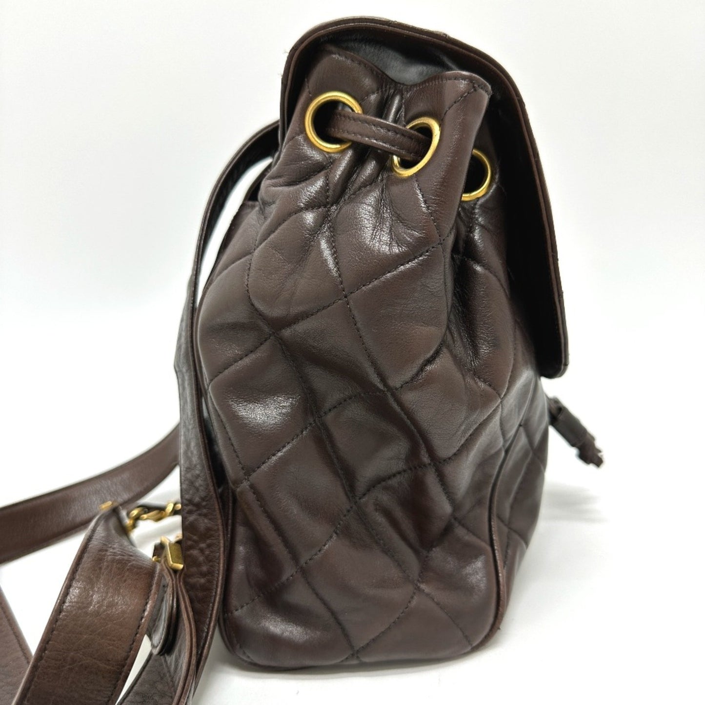 Chanel Duma Brown Leather Backpack Bag