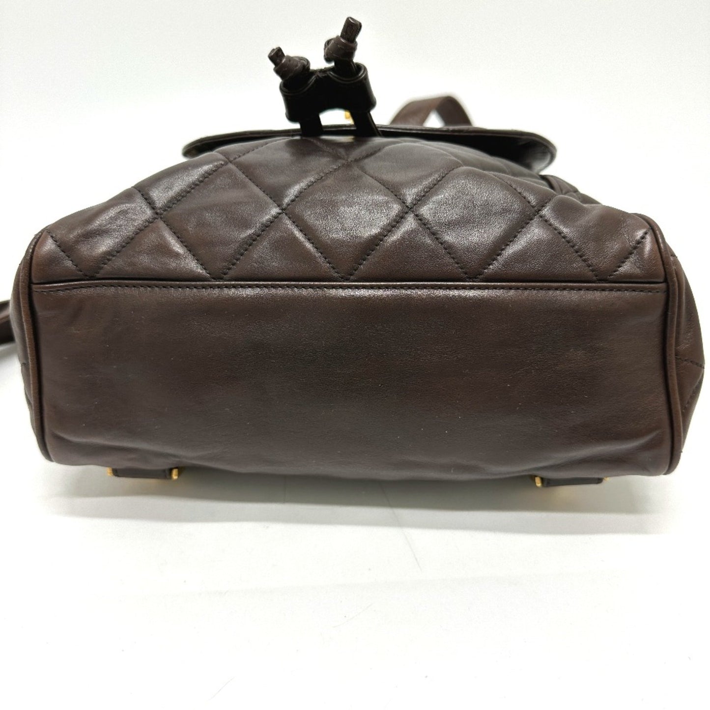 Chanel Duma Brown Leather Backpack Bag