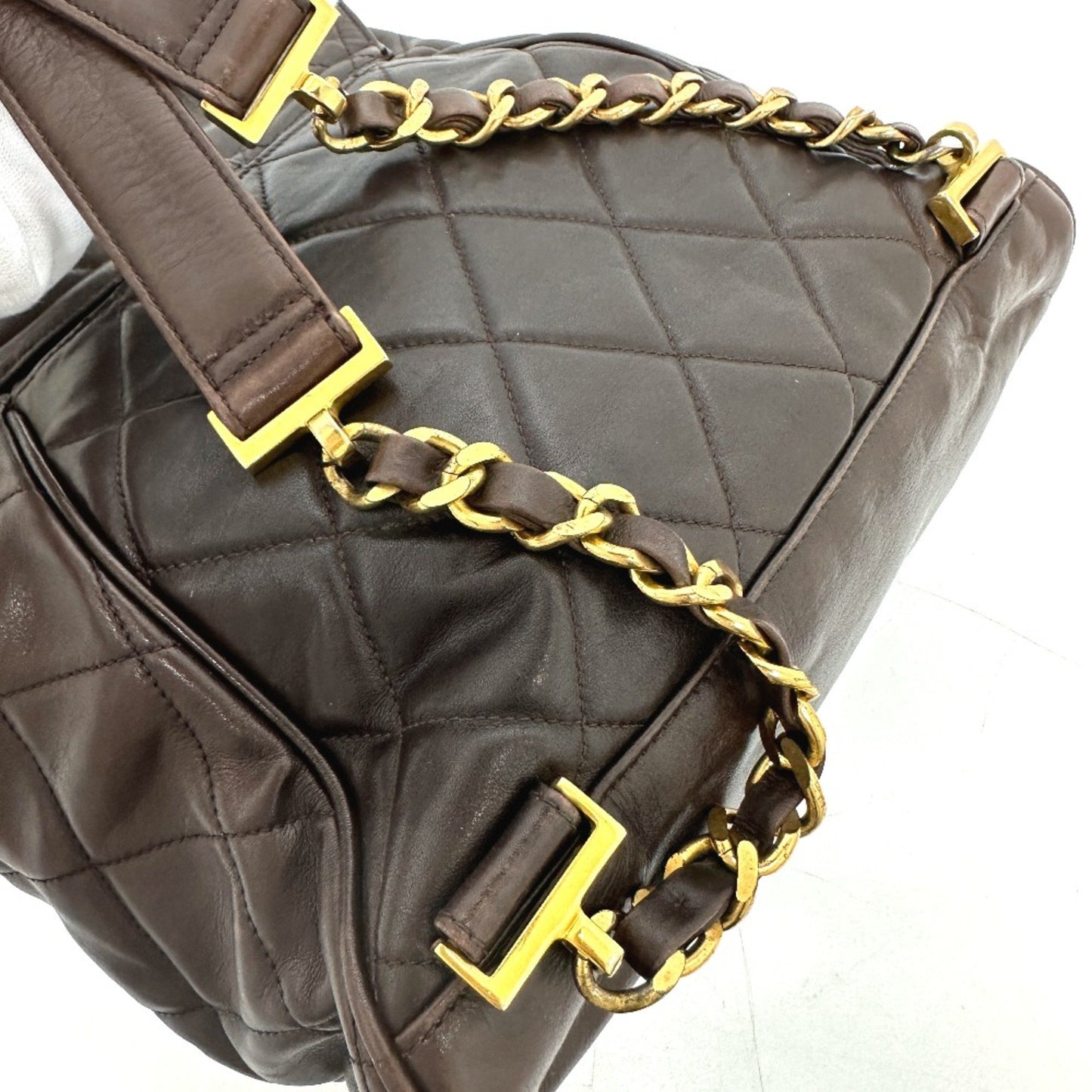 Chanel Duma Brown Leather Backpack Bag