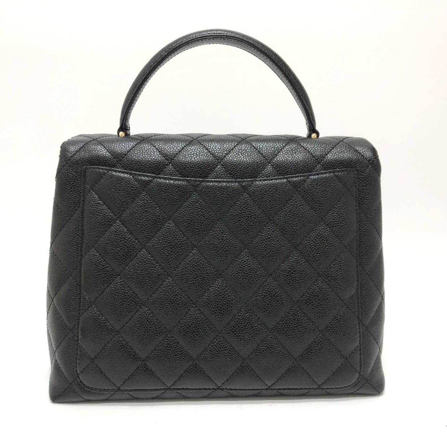 Chanel Coco Handle Black Leather Hand Bag