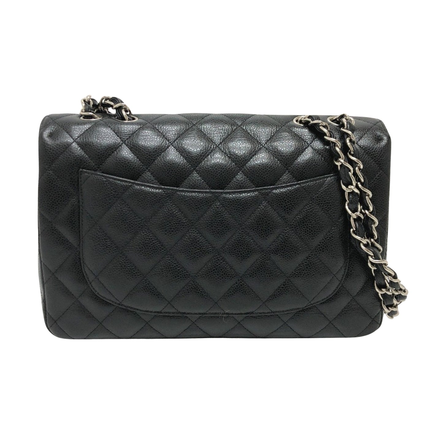 Chanel Timeless Black Leather Shoulder Bag