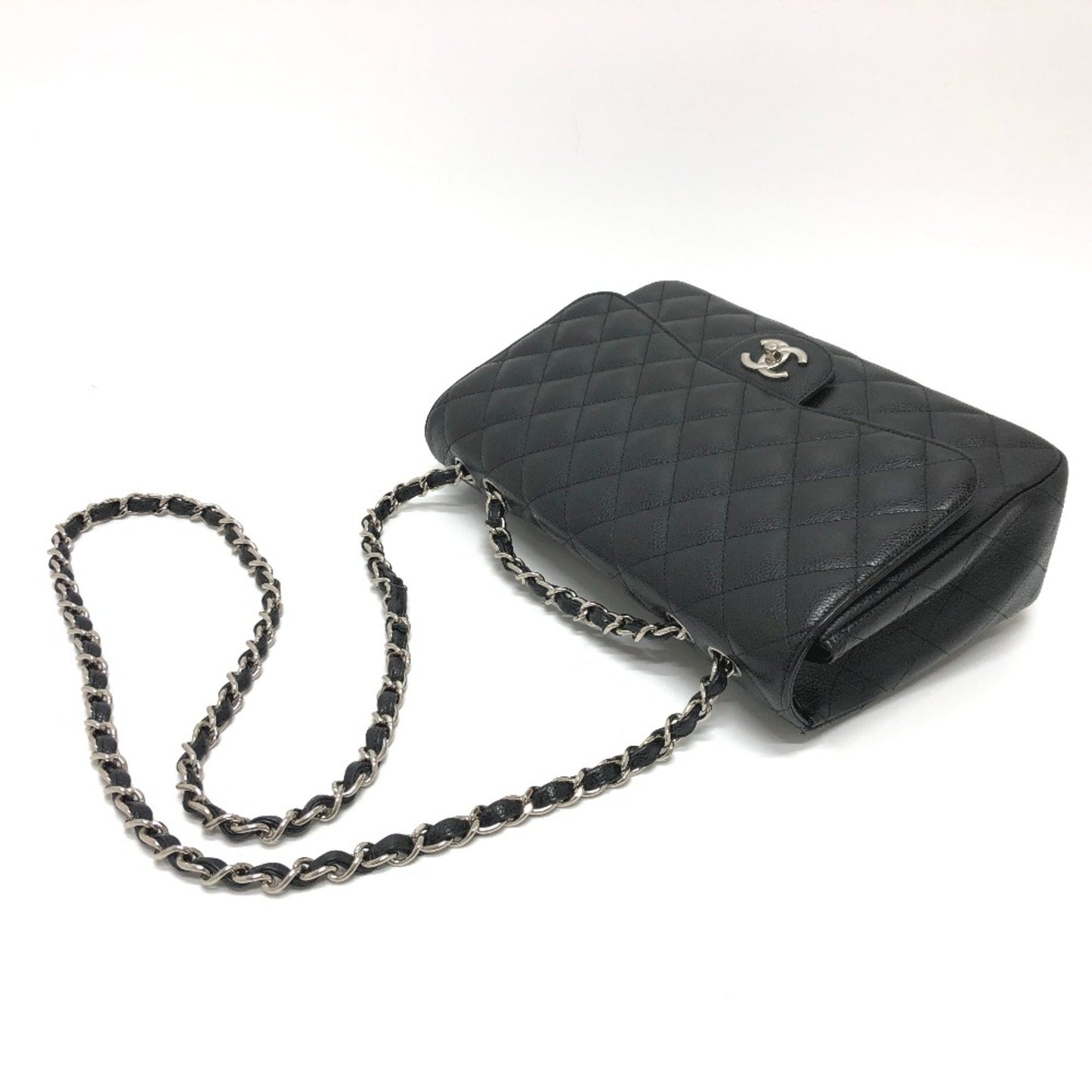 Chanel Timeless Black Leather Shoulder Bag