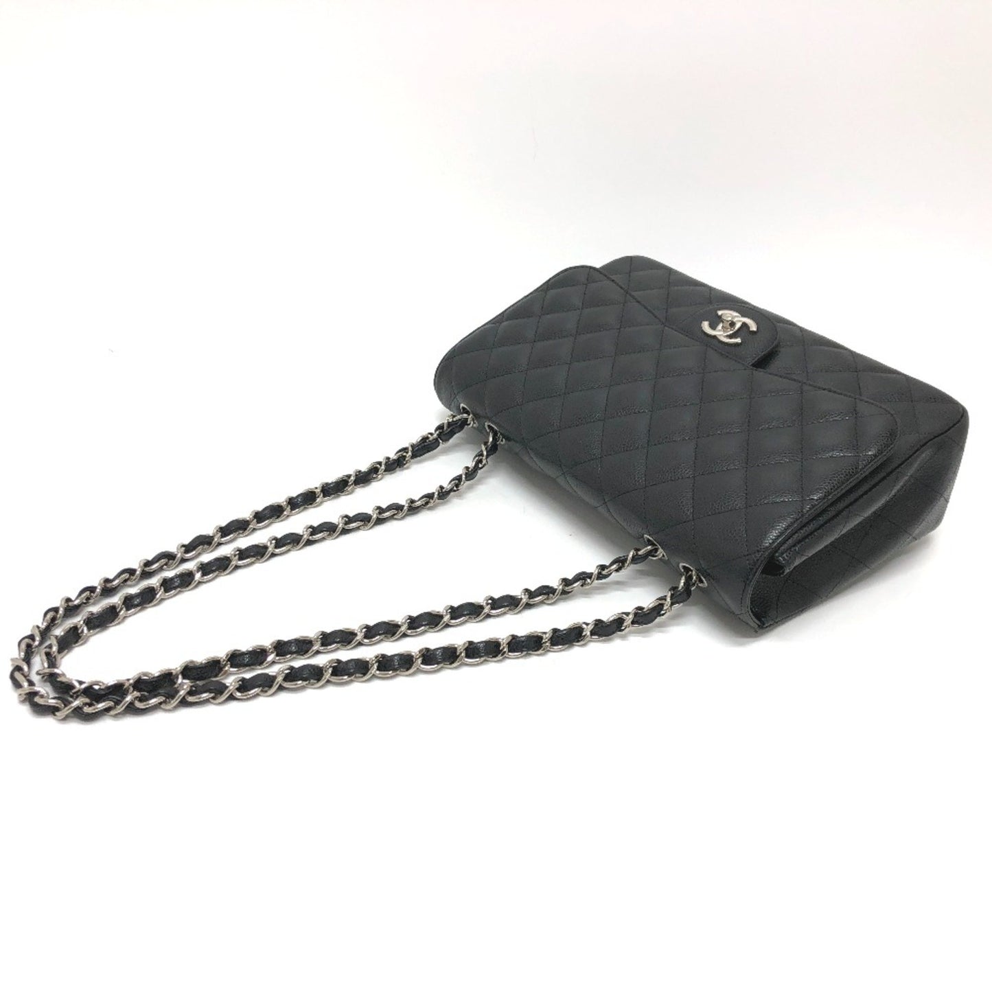 Chanel Timeless Black Leather Shoulder Bag