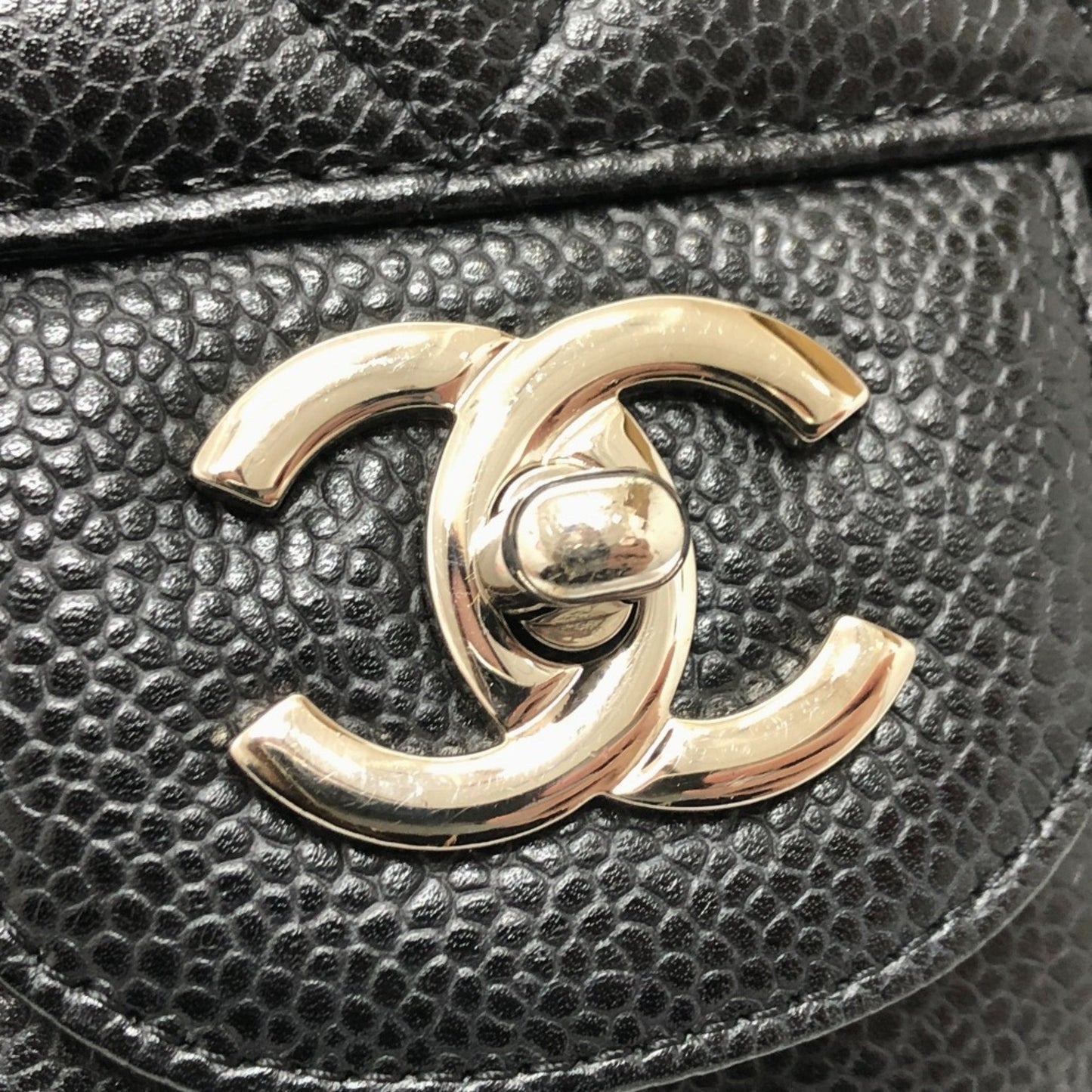 Chanel Timeless Black Leather Shoulder Bag