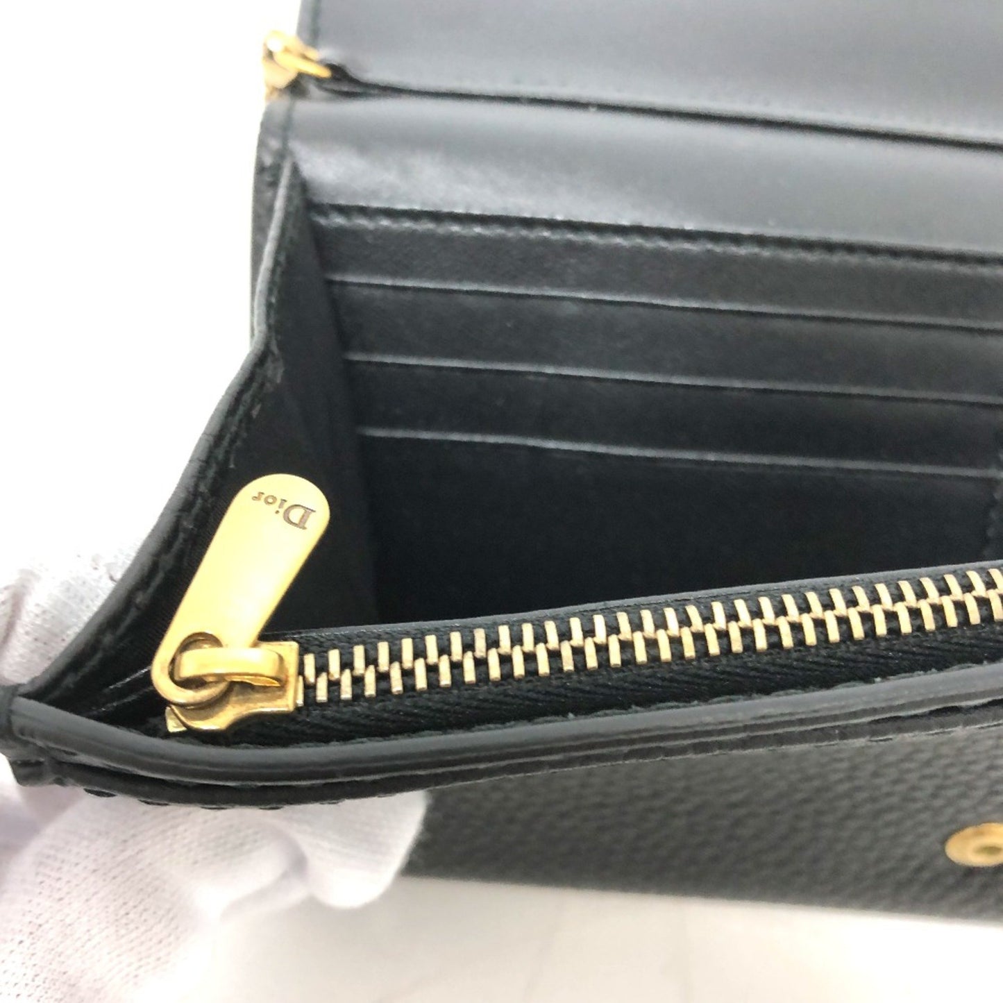 Dior J'Adior Black Leather Shoulder Bag