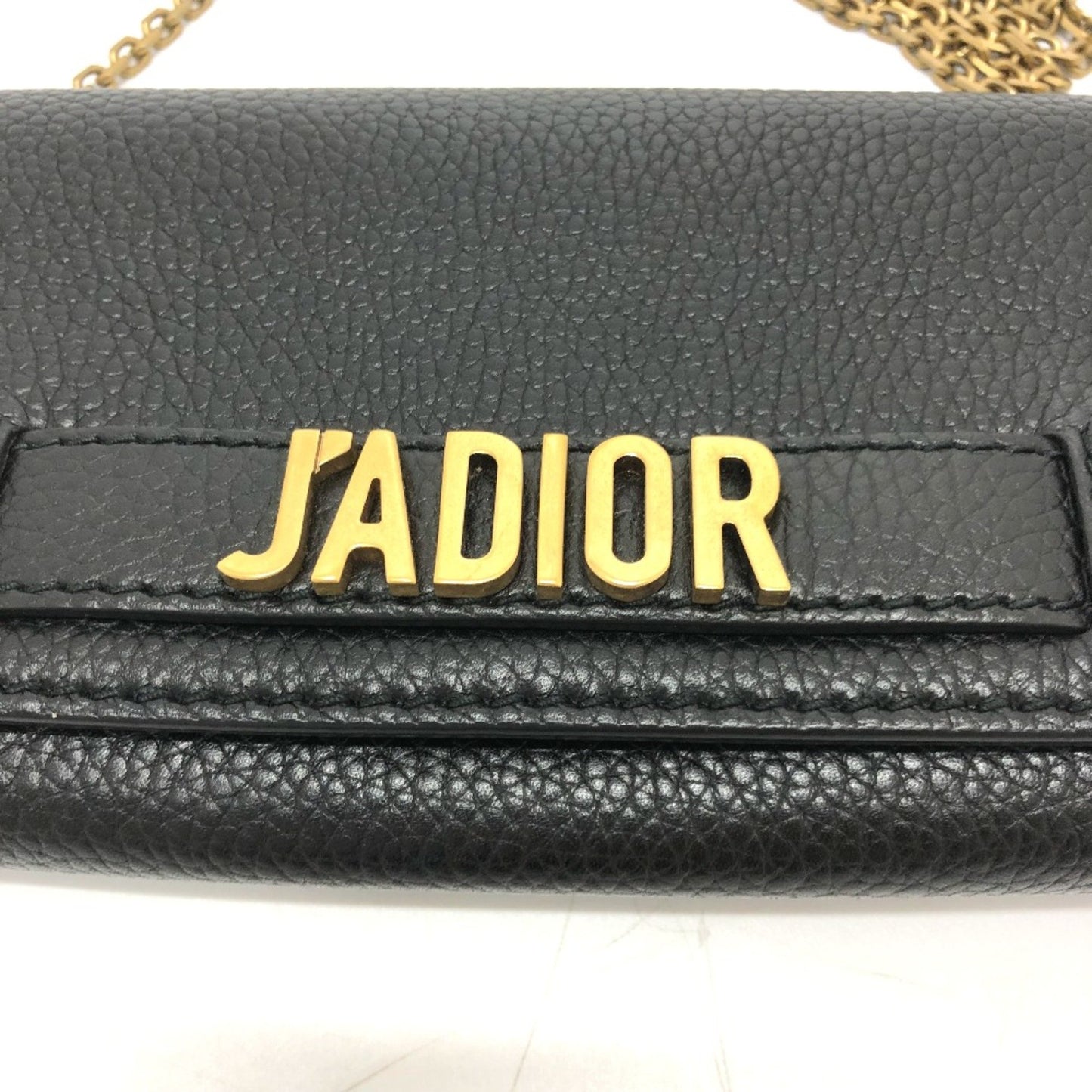 Dior J'Adior Black Leather Shoulder Bag