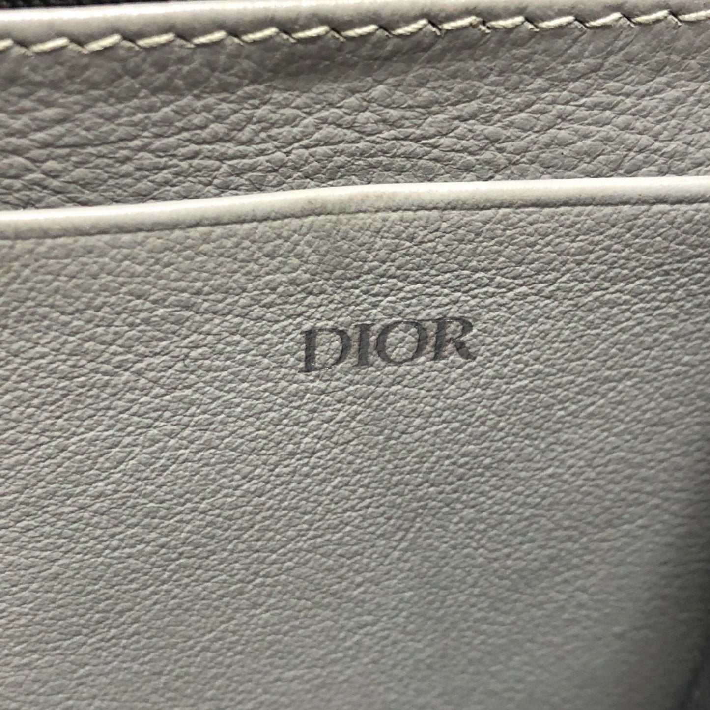 Dior -- Grey Canvas Shoulder Bag