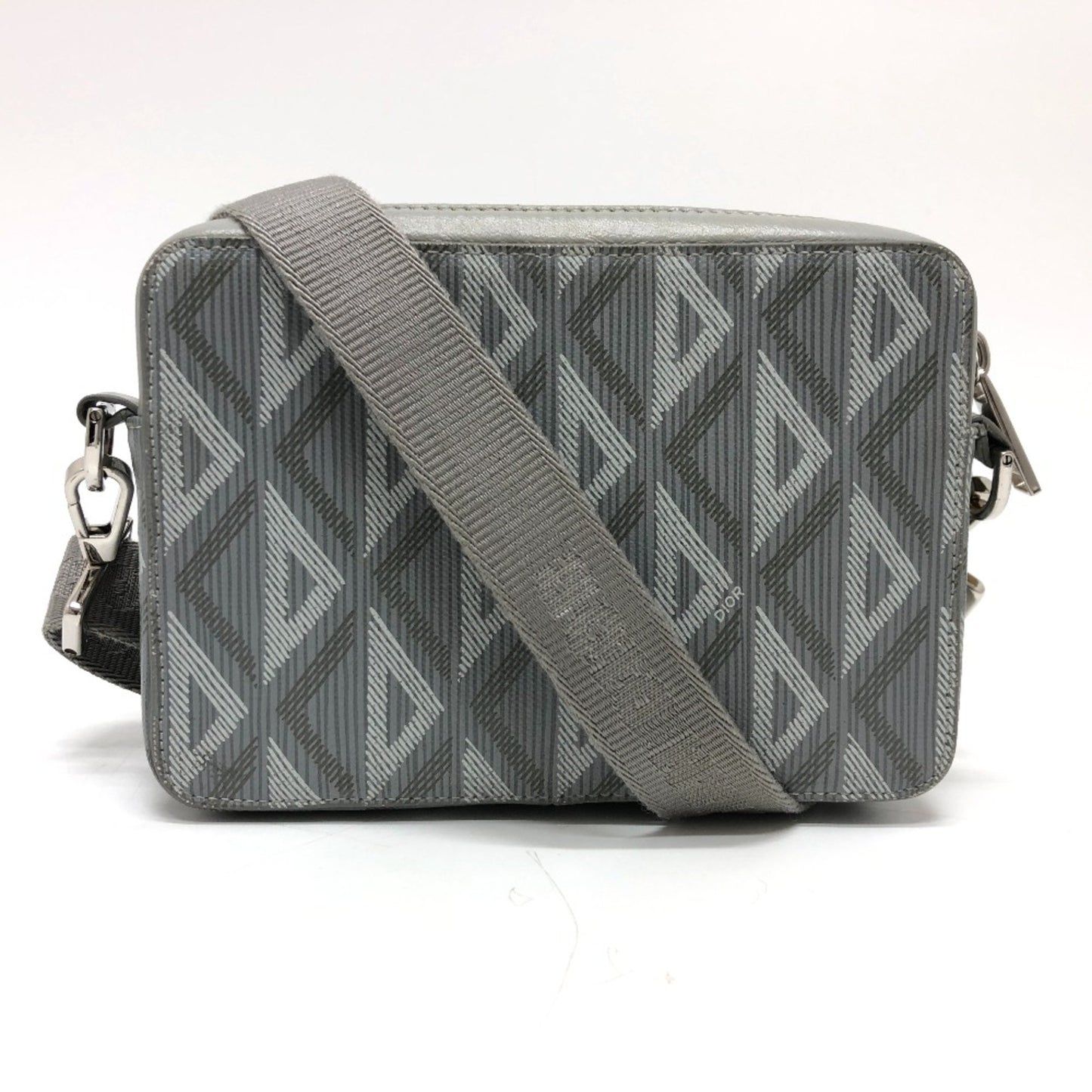 Dior -- Grey Canvas Shoulder Bag