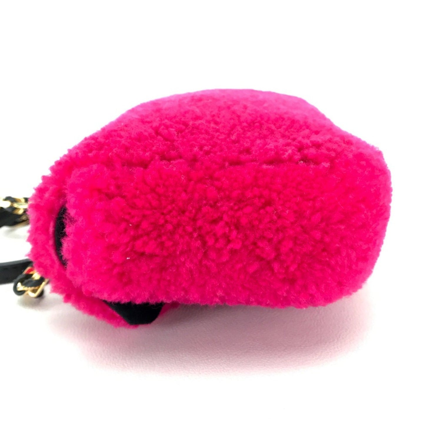 Fendi Baguette Pink Fur Shoulder Bag