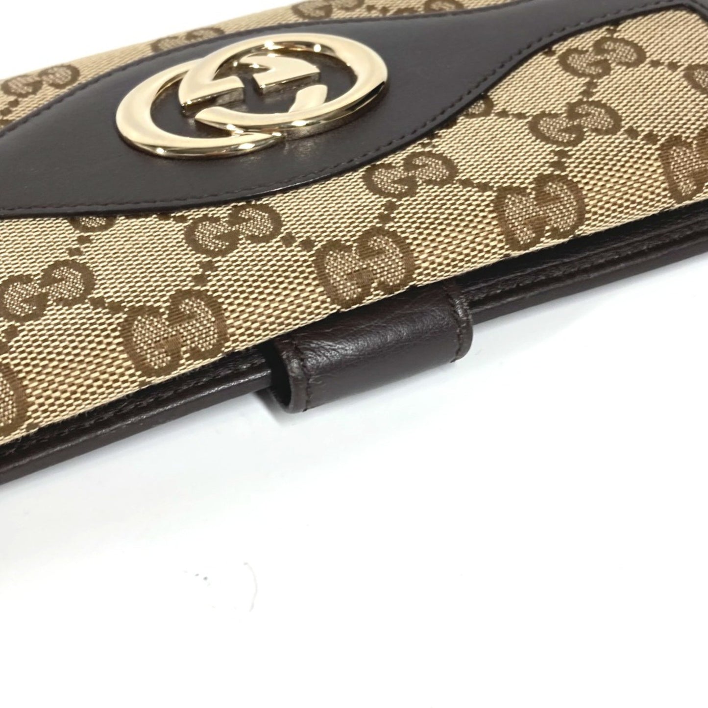 Gucci GG canvas Brown Canvas Wallet Accessories