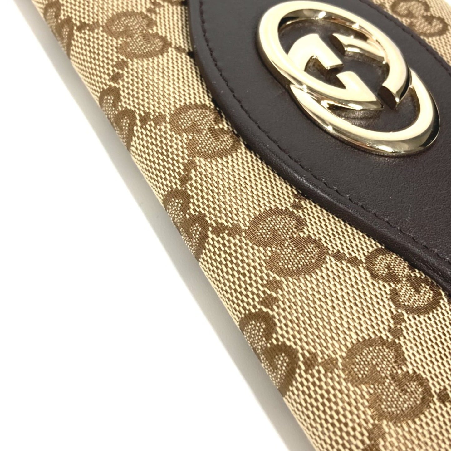 Gucci GG canvas Brown Canvas Wallet Accessories