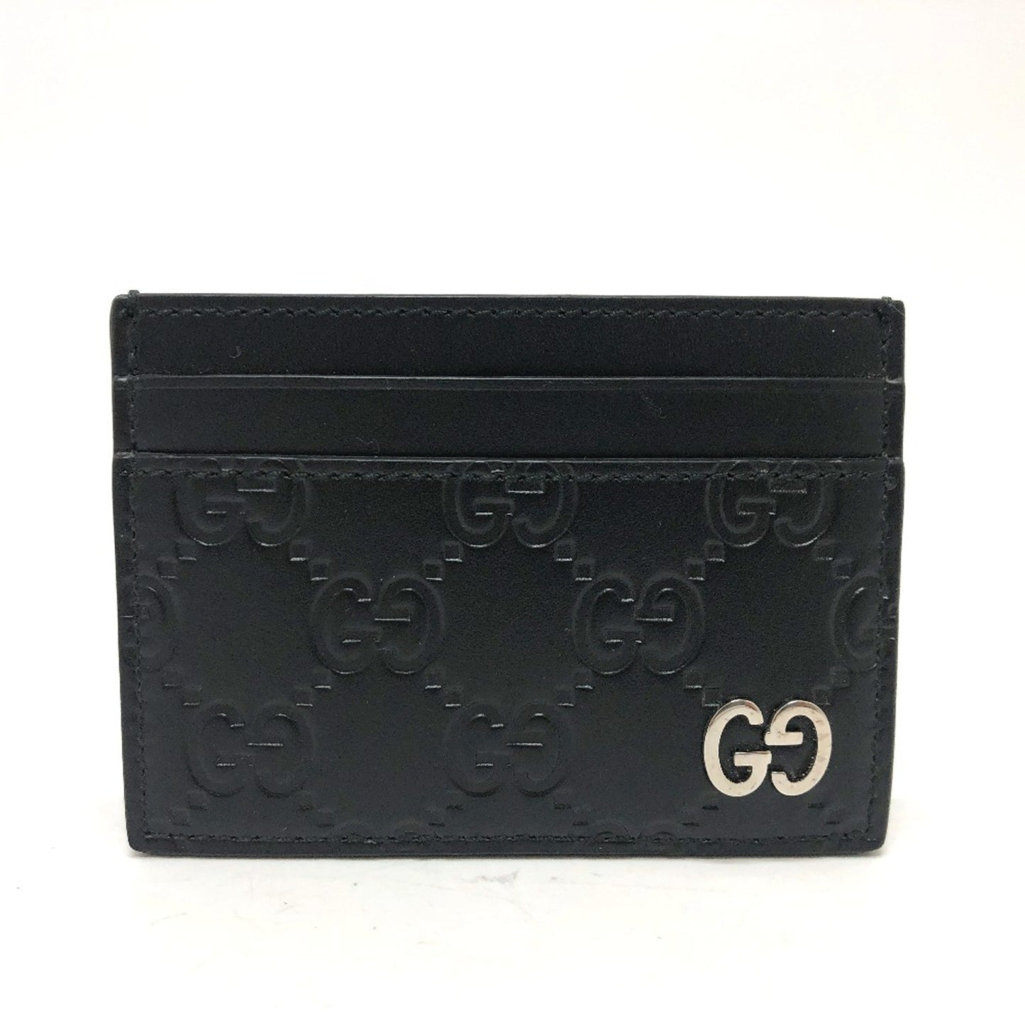 Gucci Guccissima Black Leather Wallet Accessories