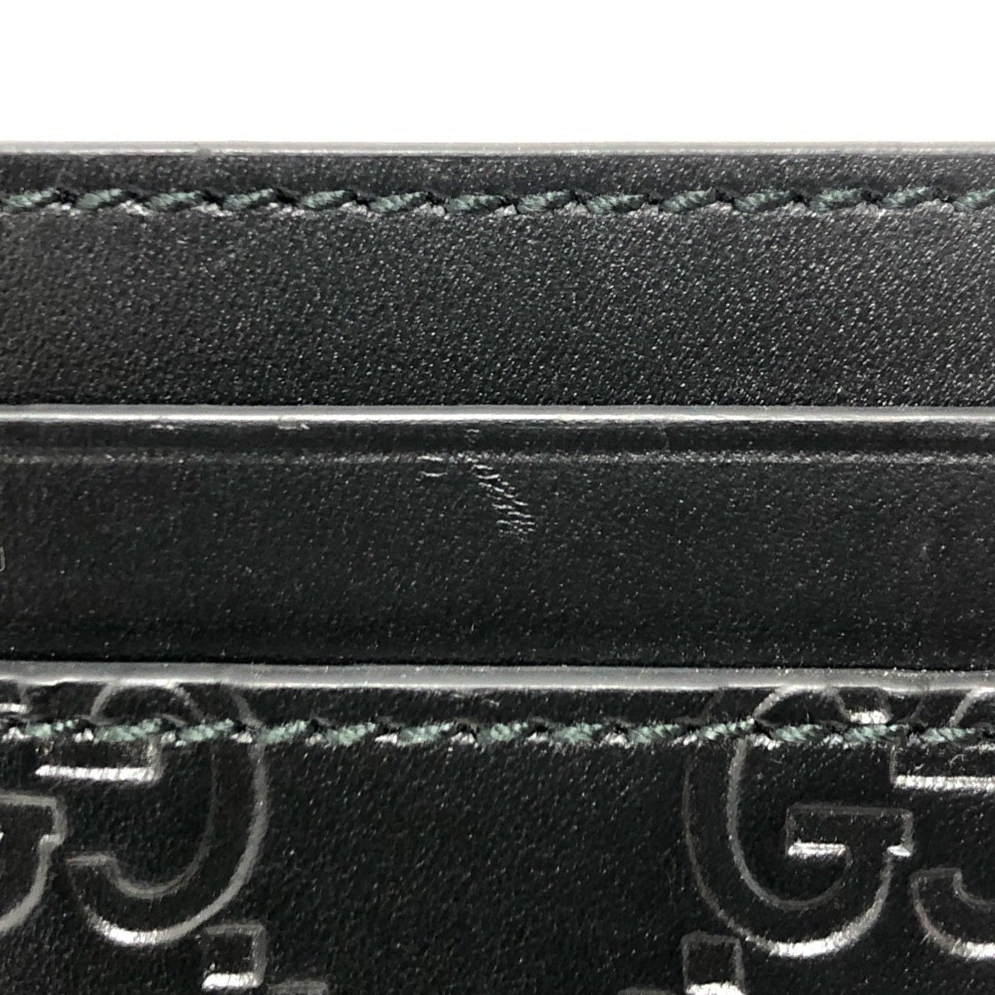 Gucci Guccissima Black Leather Wallet Accessories