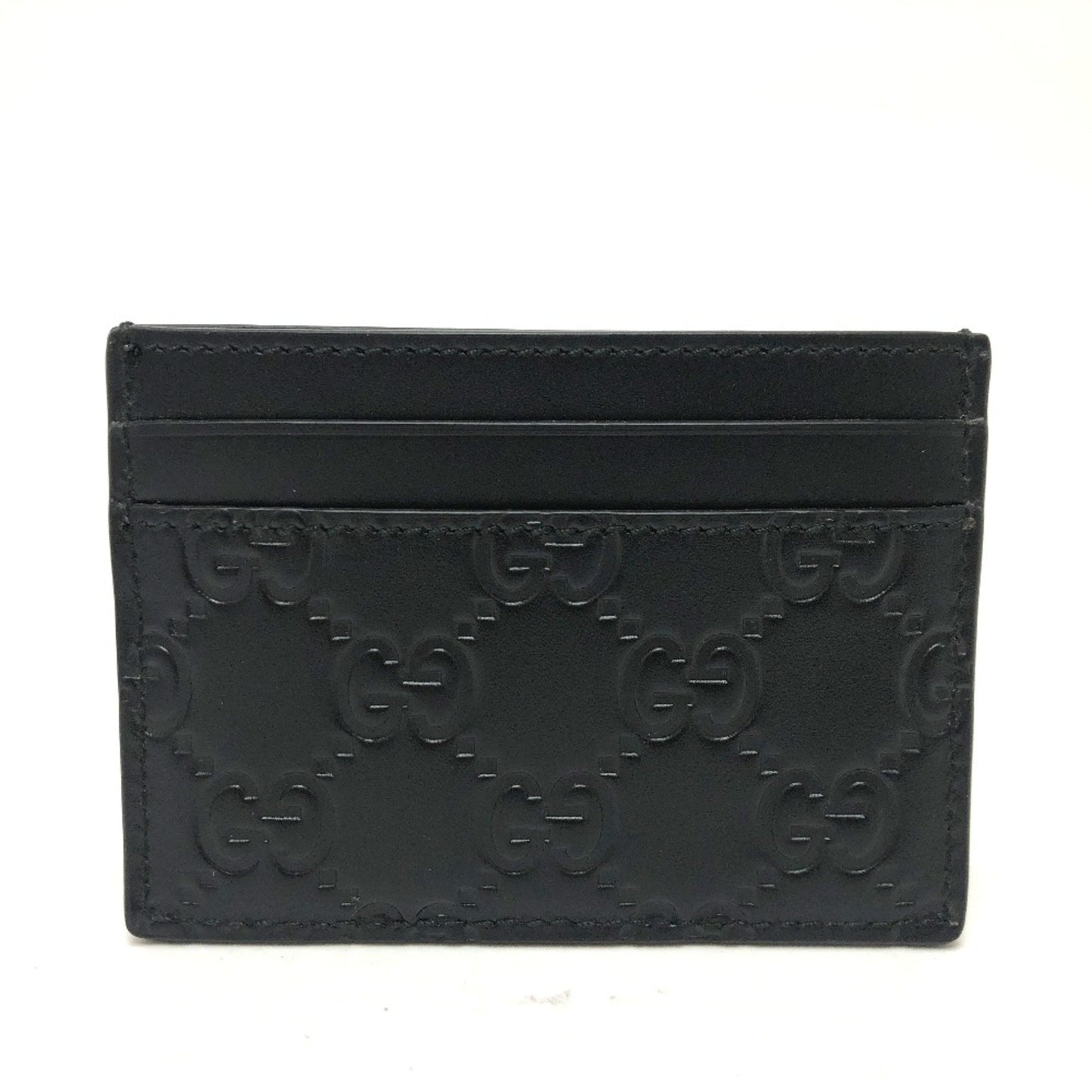 Gucci Guccissima Black Leather Wallet Accessories