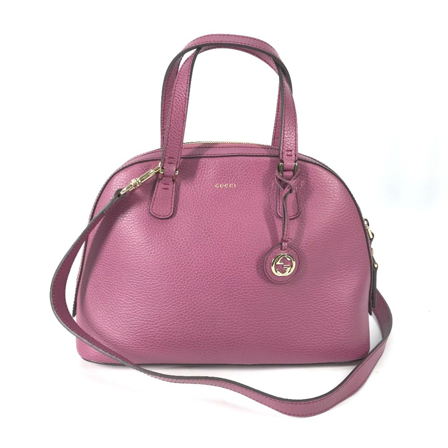 Gucci Dollar Purple Leather Hand Bag