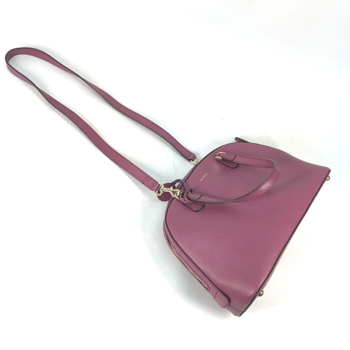 Gucci Dollar Purple Leather Hand Bag