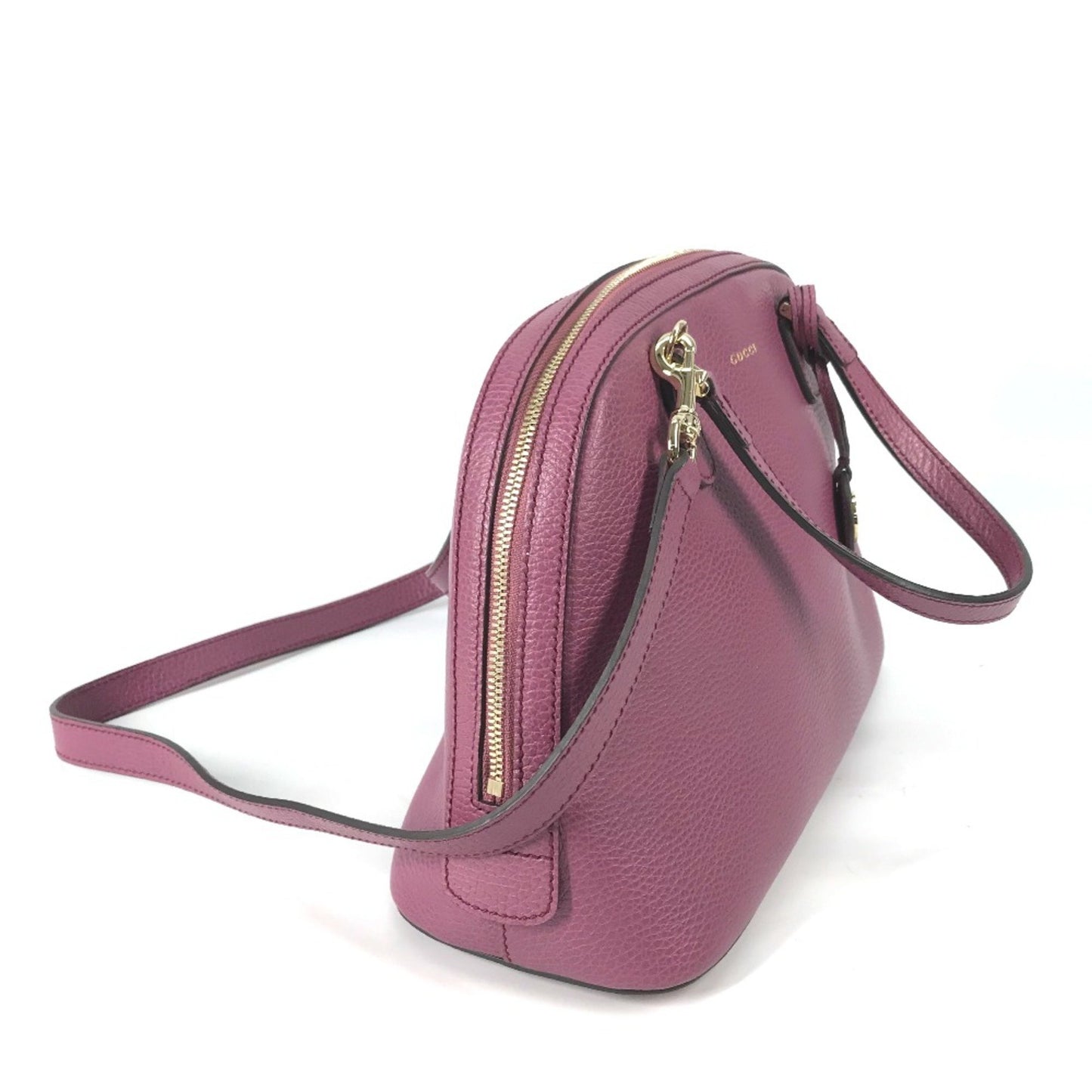 Gucci Dollar Purple Leather Hand Bag