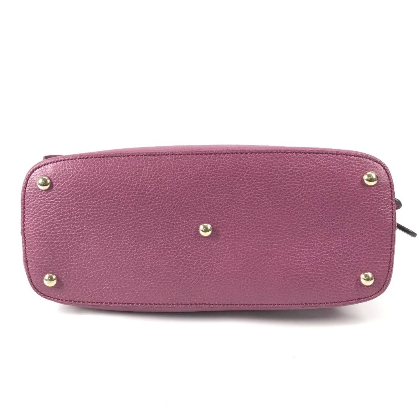 Gucci Dollar Purple Leather Hand Bag