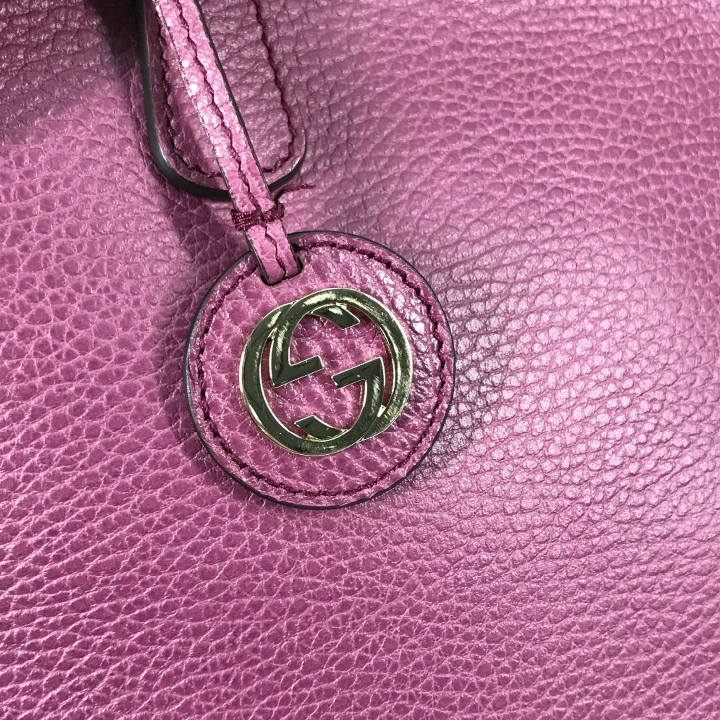 Gucci Dollar Purple Leather Hand Bag