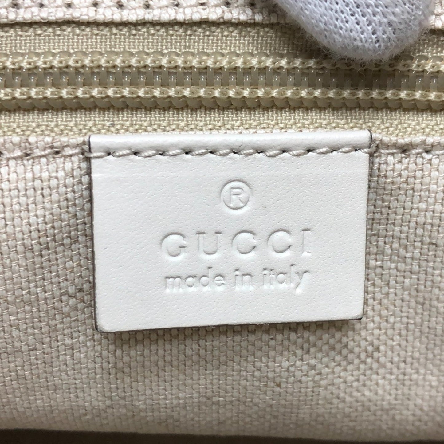 Gucci Flora Beige Canvas Hand Bag