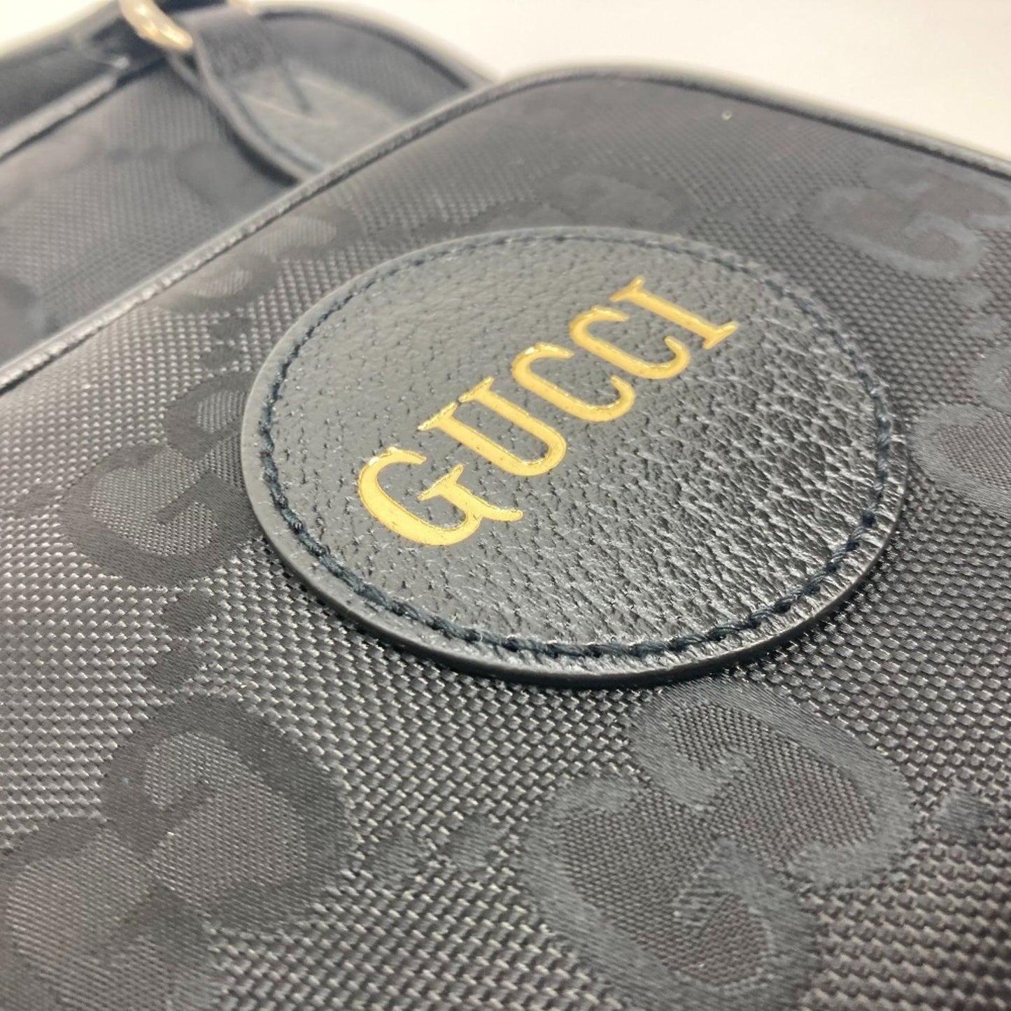 Gucci Off the grid Navy Canvas Shoulder Bag